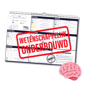huiswerk planner wetenschappelijk onderbouwd