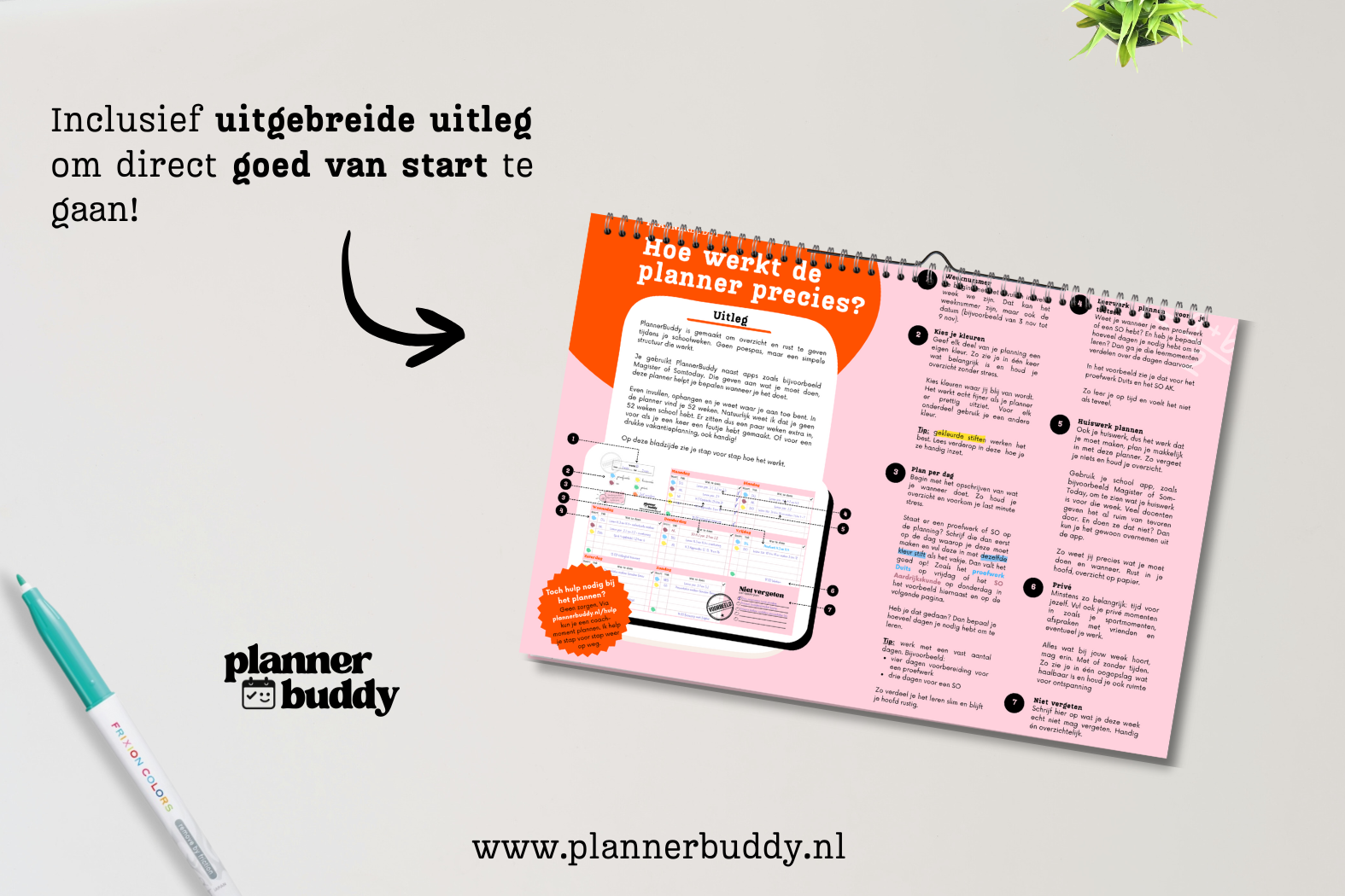 PlannerBuddy Roze met een klein drukfoutje - Afbeelding 5