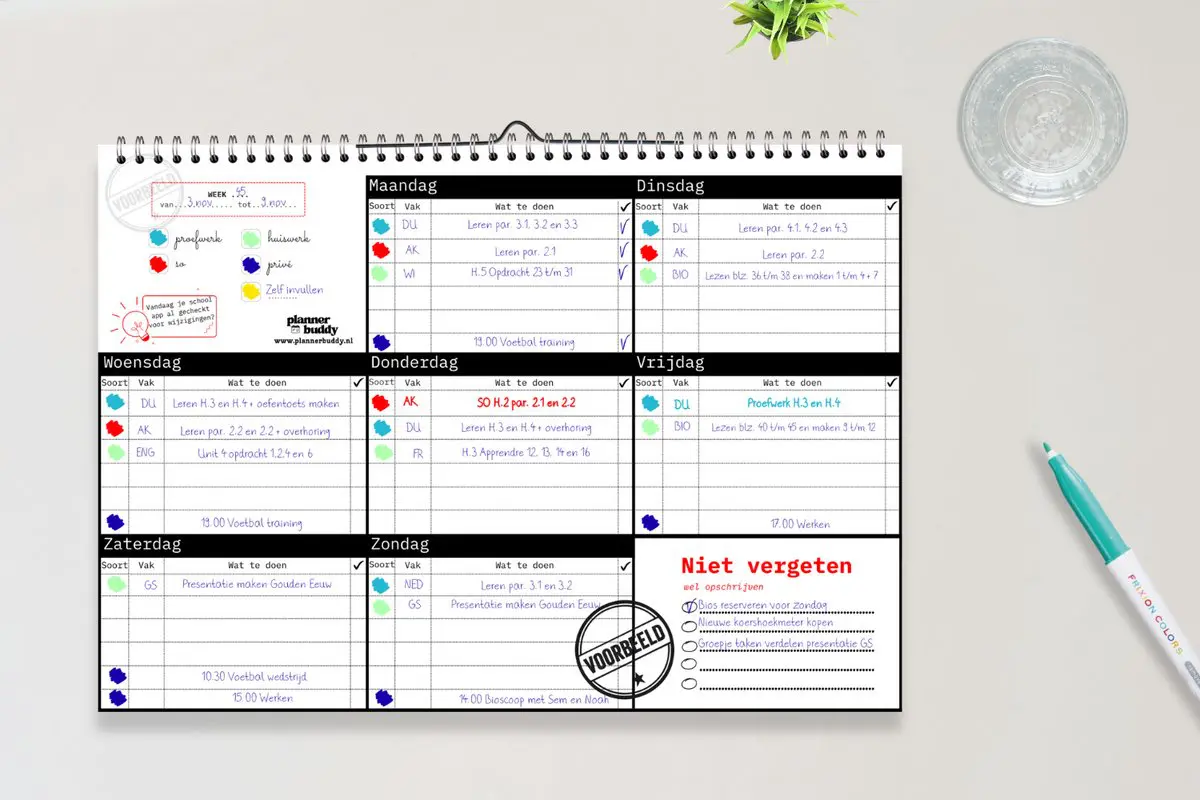PlannerBuddy Rood - Afbeelding 4