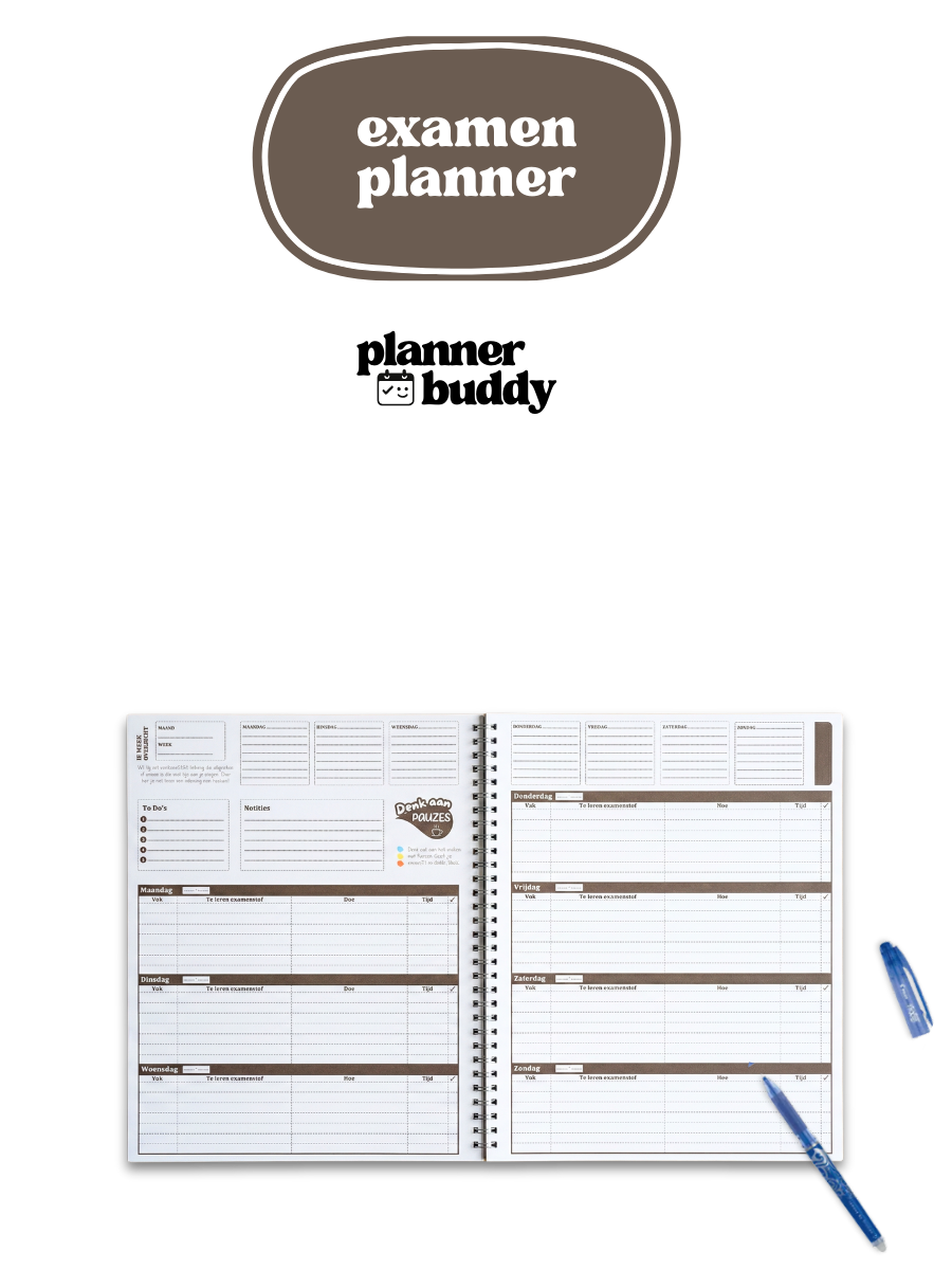 examenplanner huiswerkplanner 